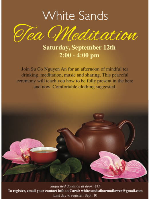 Tea Ceremony September 12